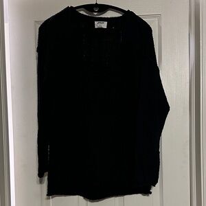 aerie Black Voop Sweater
